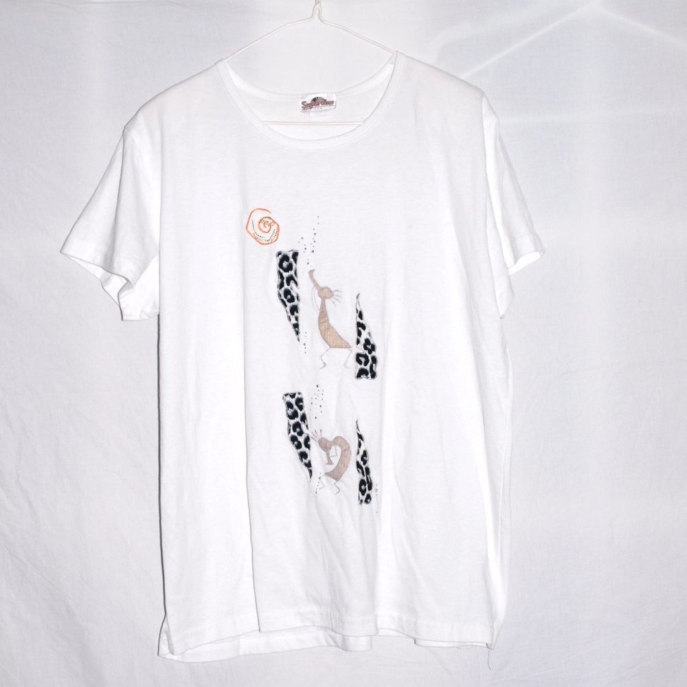 Very Nice Superline White T-Shirt Women's XXL